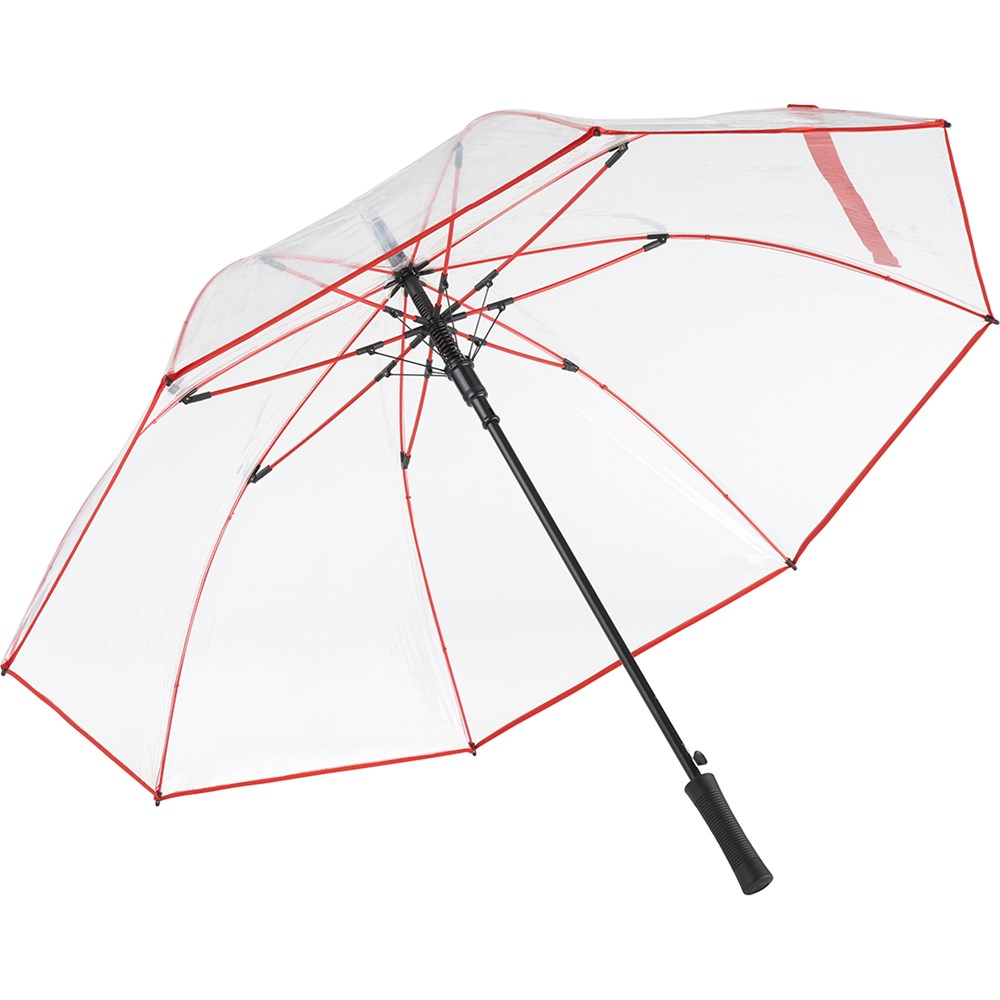 2333 AC-Gästeschirm FARE® Pure - transparent-rot