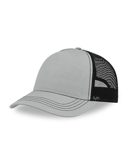 Atlantis - Rapper Canvas Cap Recycled - Grey, Black
