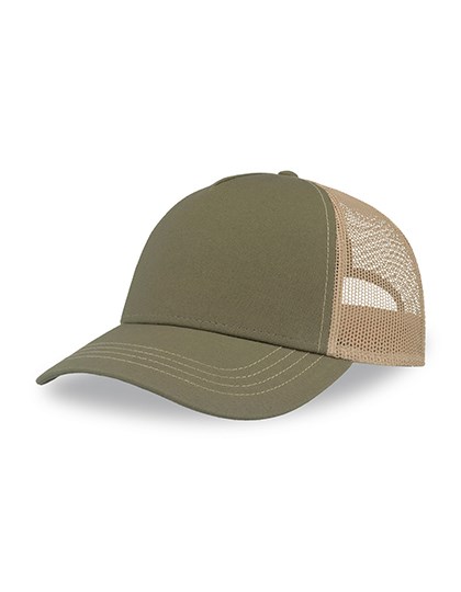 Atlantis - Rapper Canvas Cap Recycled - Olive, Khaki